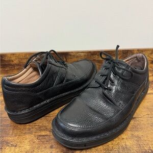 CLARKS Active Air‎ Pebbled Leather Comfort Lace Up Shock Absorbing Soles size 12